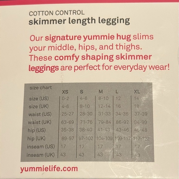 NWT Yummie by Heather Thomson Women’s Medium Skinner Length Legging - Picture 4 of 4